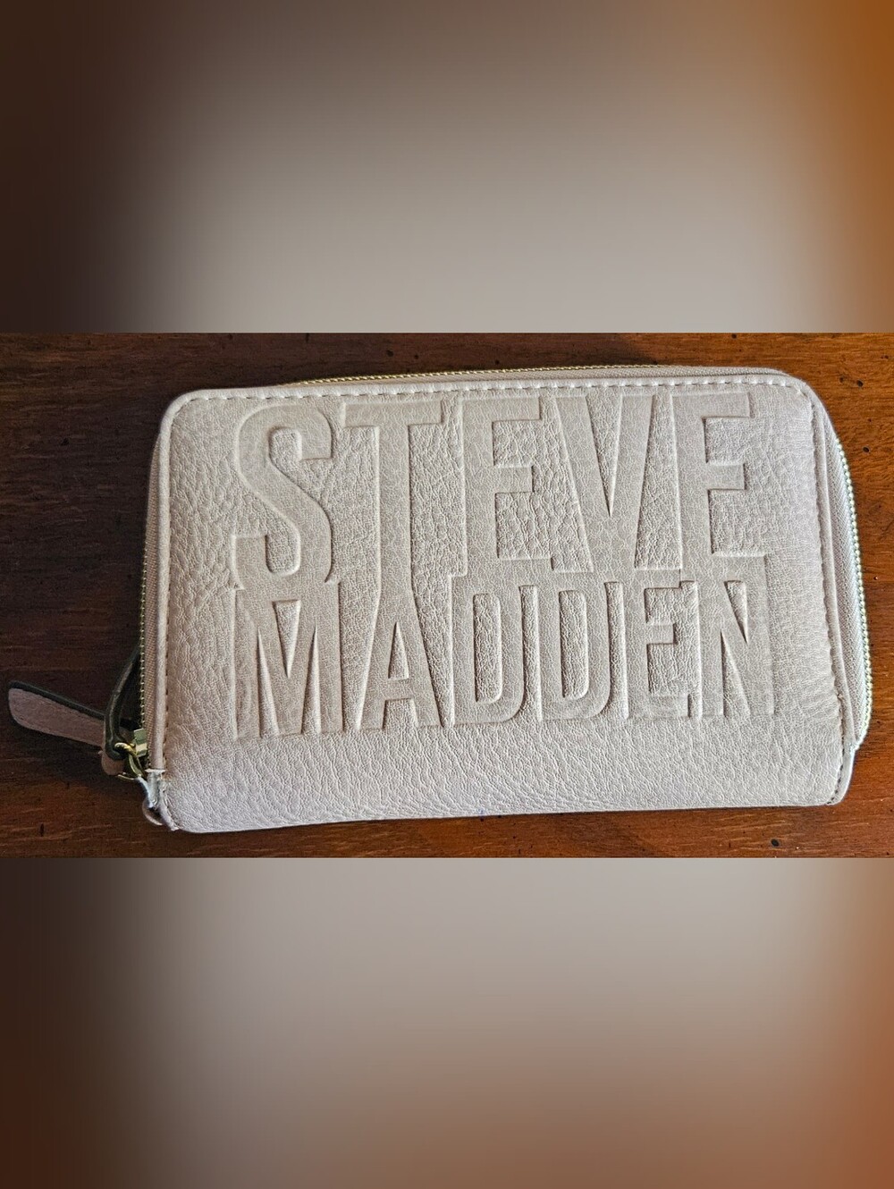 Embossed Pink Steve Madden Leather Wallet